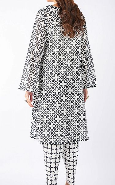 Bareeze Black/White Lawn Suit | Pakistani Lawn Dress in USA- Image 2