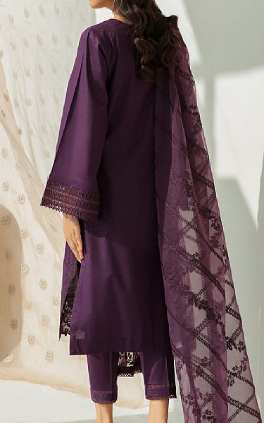 Baroque Indigo Khaddar Suit | Pakistani Winter Dresses- Image 2