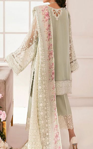 Baroque Pistachio Chiffon Suit | Pakistani Embroidered Chiffon Dresses USA- Image 2