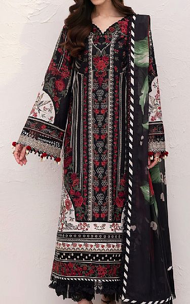 Baroque Black Lawn Suit | Pakistani Lawn Dress in USA- Image 1