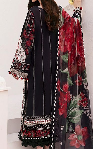 Baroque Black Lawn Suit | Pakistani Lawn Dress in USA- Image 2