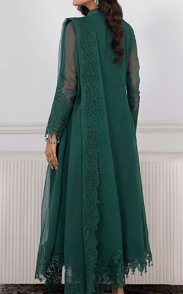 Baroque Green Chiffon Suit | Pakistani Embroidered Chiffon Dresses USA- Image 2