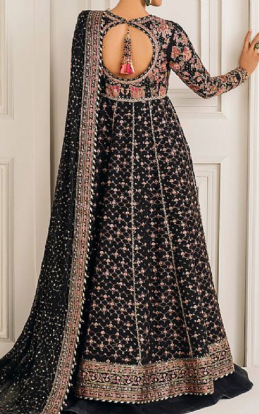 Baroque Black Chiffon Suit | Pakistani Embroidered Chiffon Dresses USA- Image 2