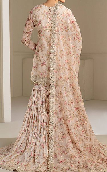 Baroque Oyster Pink Chiffon Suit | Pakistani Embroidered Chiffon Dresses USA- Image 2