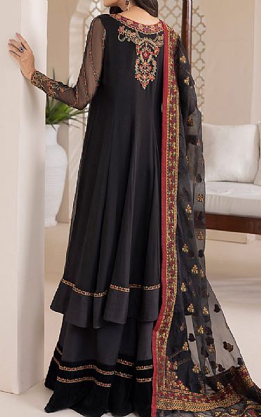 Baroque Black Chiffon Suit | Pakistani Embroidered Chiffon Dresses USA- Image 2