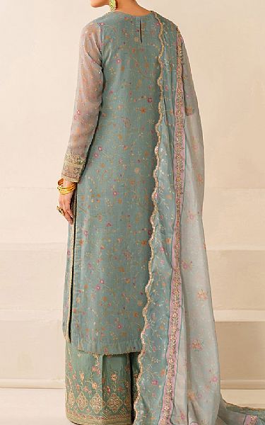 Baroque Summer Green Chiffon Suit | Pakistani Embroidered Chiffon Dresses USA- Image 2