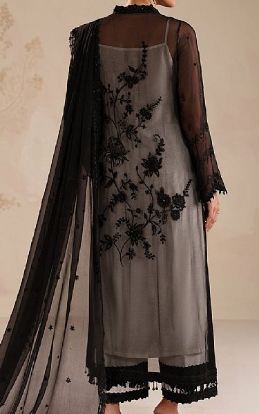 Baroque Black Chiffon Suit | Pakistani Embroidered Chiffon Dresses USA- Image 2