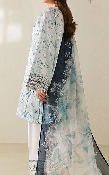 Baroque Light Turquoise Lawn Suit | Pakistani Lawn Dress in USA- Image 2