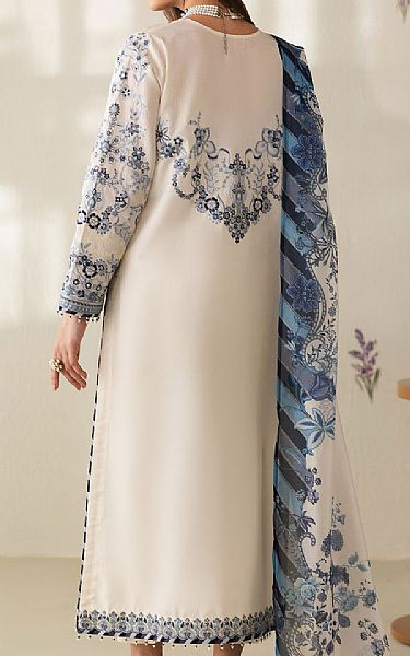 Baroque White Lawn Suit | Pakistani Lawn Dress in USA- Image 2