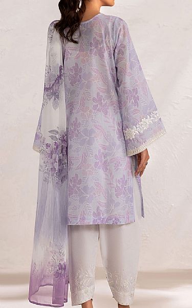 Baroque Lavender Lawn Suit | Pakistani Lawn Dress in USA- Image 2