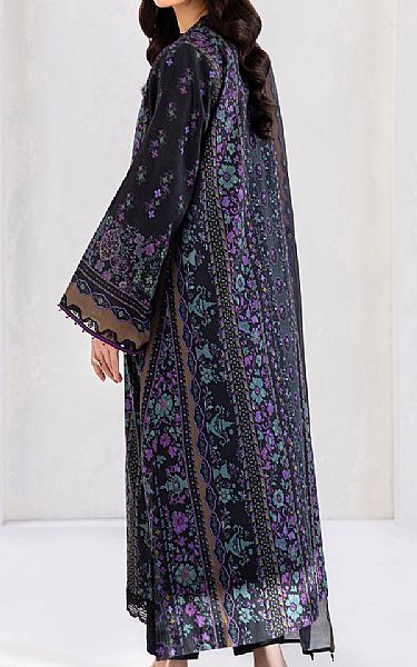 Baroque Black Lawn Suit | Pakistani Lawn Dress in USA- Image 2