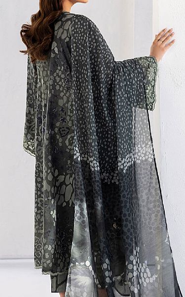 Baroque Black Lawn Suit | Pakistani Lawn Dress in USA- Image 2