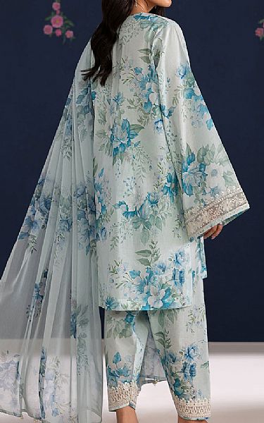 Baroque Grey Lawn Suit | Pakistani Lawn Dress in USA- Image 2