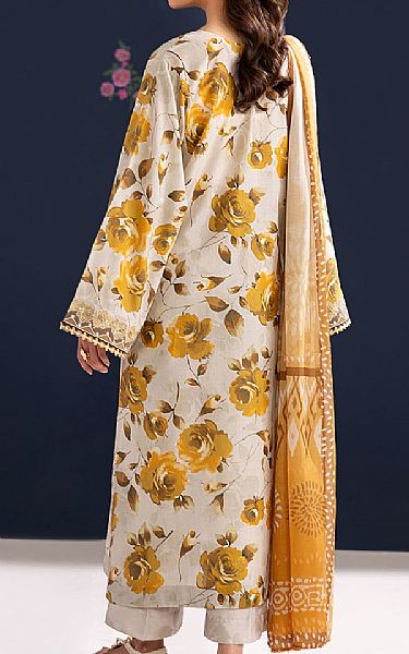 Baroque Ivory Lawn Suit | Pakistani Lawn Dress in USA- Image 2