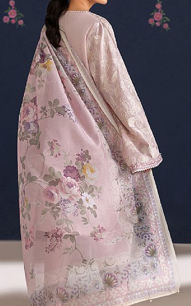 Baroque Dusty Pink Lawn Suit | Pakistani Lawn Dress in USA- Image 2