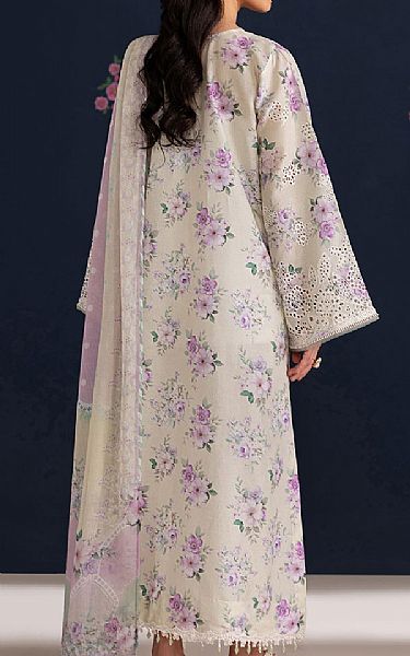 Baroque Ivory/Lilac Lawn Suit | Pakistani Lawn Dress in USA- Image 2