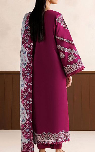 Baroque Violet Lawn Suit | Pakistani Lawn Dress in USA- Image 2