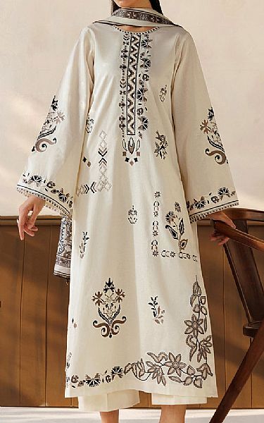 Baroque Off-white Jacquard Suit | Pakistani Lawn Dress in USA- Image 1