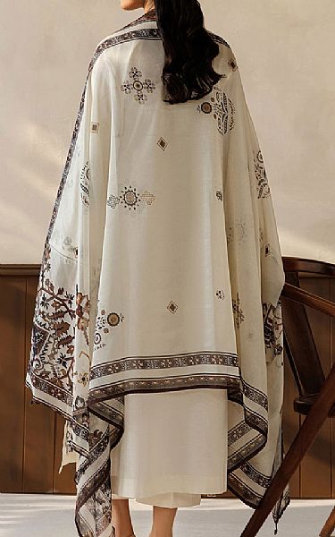 Baroque Off-white Jacquard Suit | Pakistani Lawn Dress in USA- Image 2