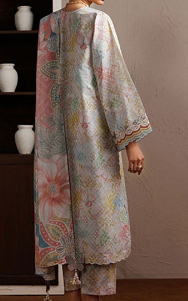 Baroque Multicolor Lawn Suit | Pakistani Lawn Dress in USA- Image 2