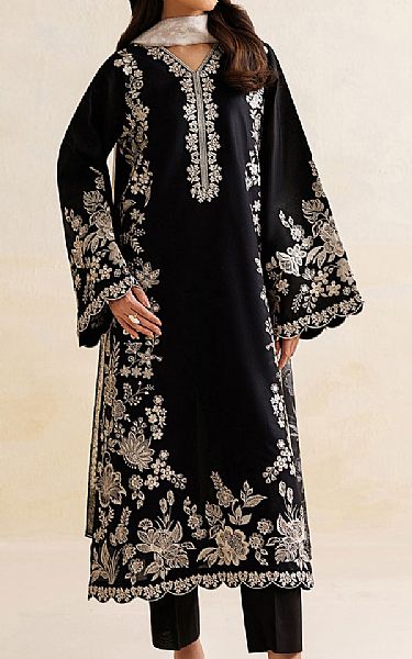 Baroque Black Lawn Suit | Pakistani Lawn Dress in USA- Image 1