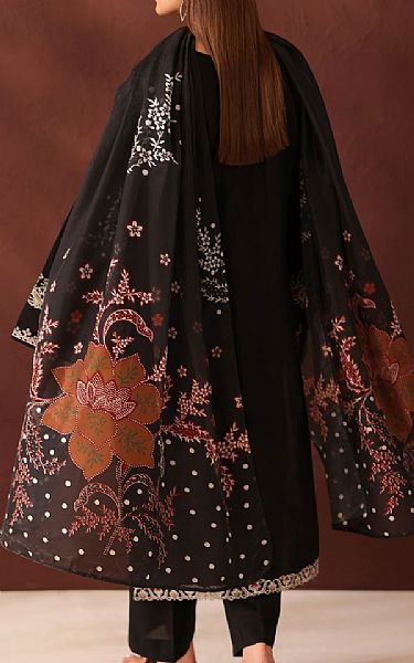 Baroque Black Lawn Suit | Pakistani Lawn Dress in USA- Image 2