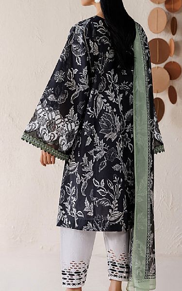 Baroque Black Lawn Suit | Pakistani Lawn Dress in USA- Image 2