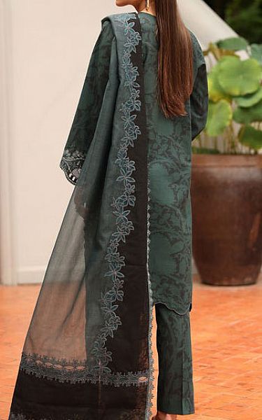 Baroque Charcoal Lawn Suit | Pakistani Lawn Dress in USA- Image 2