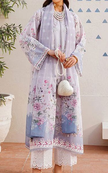 Baroque Lavender Lawn Suit | Pakistani Lawn Dress in USA- Image 1