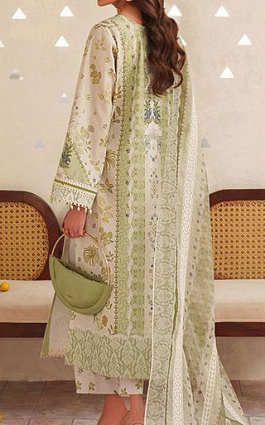 Baroque Light Green Lawn Suit | Pakistani Lawn Dress in USA- Image 2