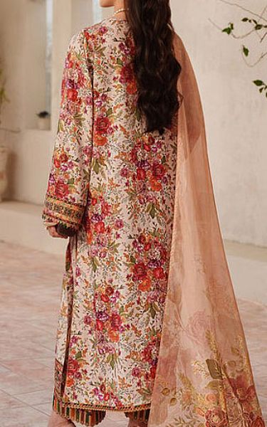 Baroque Ivory/Maroon Lawn Suit | Pakistani Lawn Dress in USA- Image 2