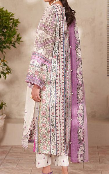 Baroque White Lawn Suit | Pakistani Lawn Dress in USA- Image 2
