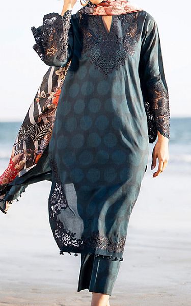 Baroque Pickled Bluewood Lawn Suit | Pakistani Lawn Dress in USA- Image 1