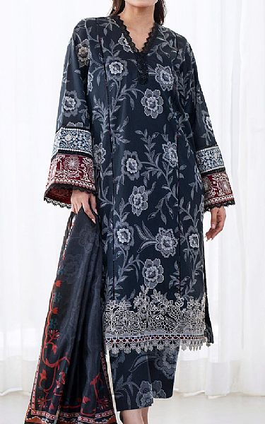 Baroque Black Lawn Suit | Pakistani Lawn Dress in USA- Image 1