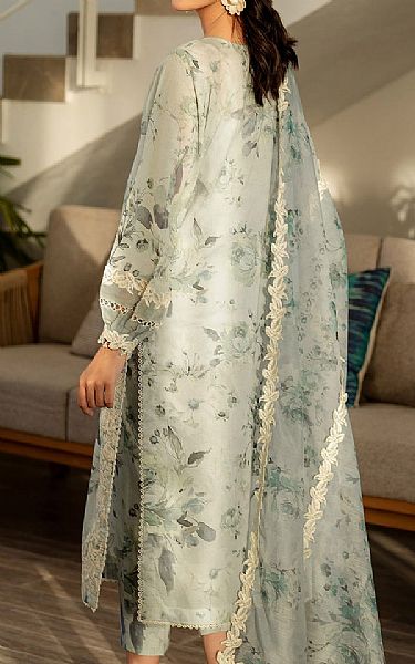 Baroque Grey Lawn Suit | Pakistani Lawn Dress in USA- Image 2