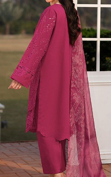 Baroque Deep Carmine Lawn Suit | Pakistani Lawn Dress in USA- Image 2