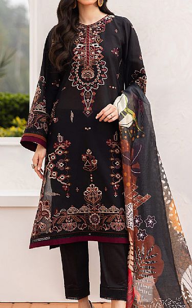 Baroque Black Lawn Suit | Pakistani Lawn Dress in USA- Image 1