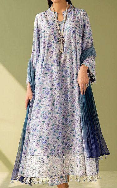 Baroque Lavender Lawn Suit | Pakistani Lawn Dress in USA- Image 1
