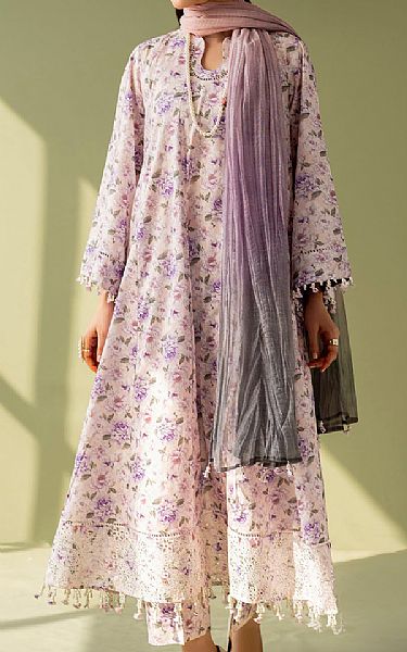 Baroque Lilac Lawn Suit | Pakistani Lawn Dress in USA- Image 1