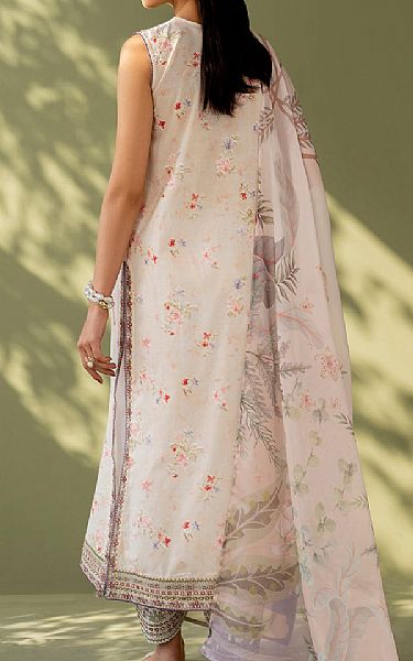 Baroque Off-white Lawn Suit | Pakistani Lawn Dress in USA- Image 2