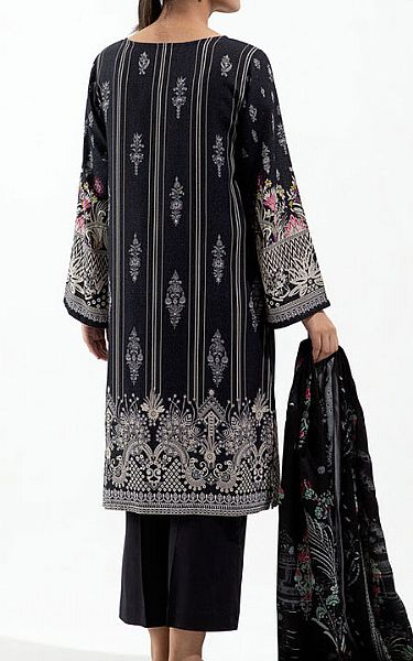 Beechtree Black Karandi Suit | Pakistani Winter Dresses- Image 2