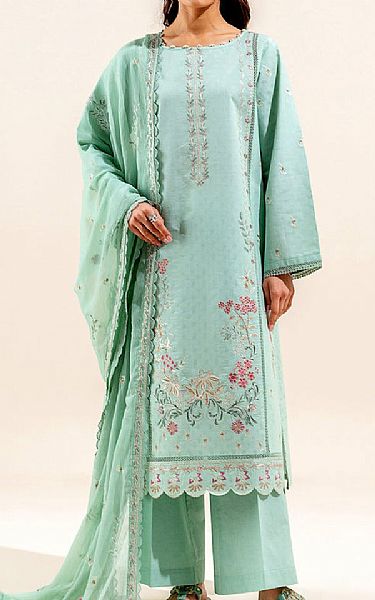Beechtree Mint Green Lawn Suit | Pakistani Lawn Suits- Image 1