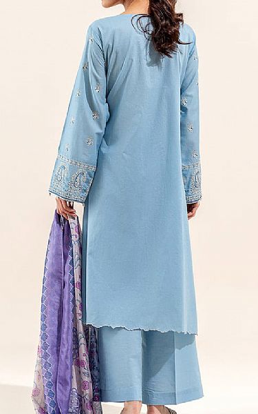 Beechtree Carolina Blue Lawn Suit | Pakistani Lawn Suits- Image 2