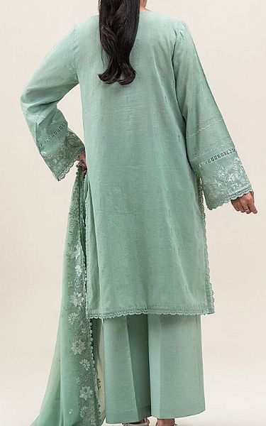 Beechtree Mineral Green Jacquard Suit | Pakistani Lawn Dress in USA- Image 2