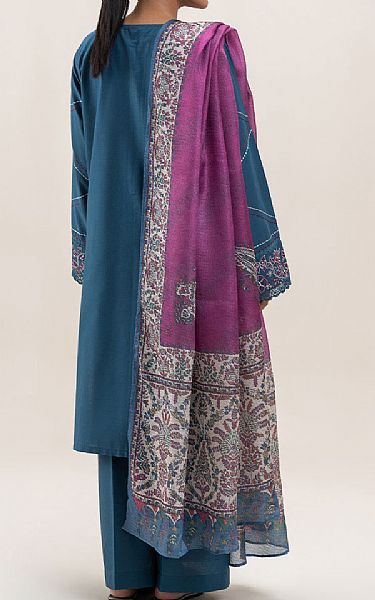 Beechtree Denim Blue Lawn Suit | Pakistani Lawn Dress in USA- Image 2