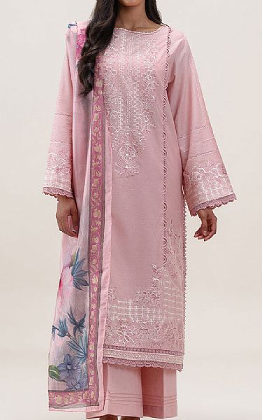 Beechtree Dusty Pink Lawn Suit | Pakistani Lawn Dress in USA- Image 1