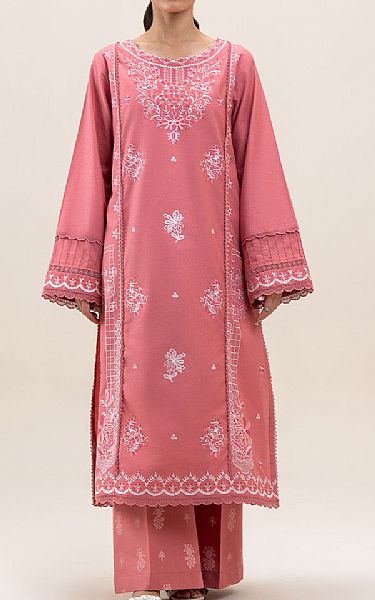 Beechtree Tea Pink Lawn Suit (2 Pcs) | Pakistani Lawn Dress in USA- Image 1
