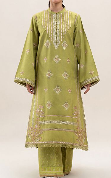 Beechtree Green Lawn Suit (2 Pcs) | Pakistani Lawn Dress in USA- Image 1