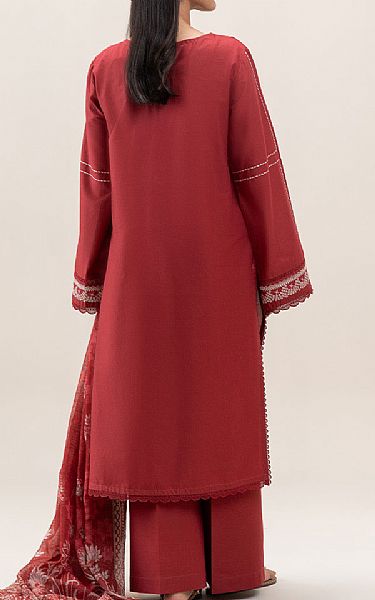 Beechtree Auburn Red Lawn Suit | Pakistani Lawn Dress in USA- Image 2