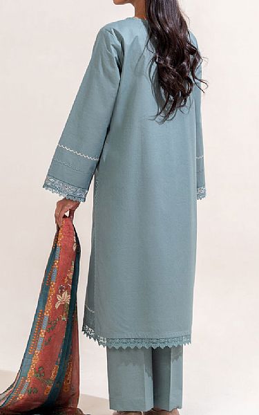 Beechtree Grey Lawn Suit (2 Pcs) | Pakistani Lawn Dress in USA- Image 2